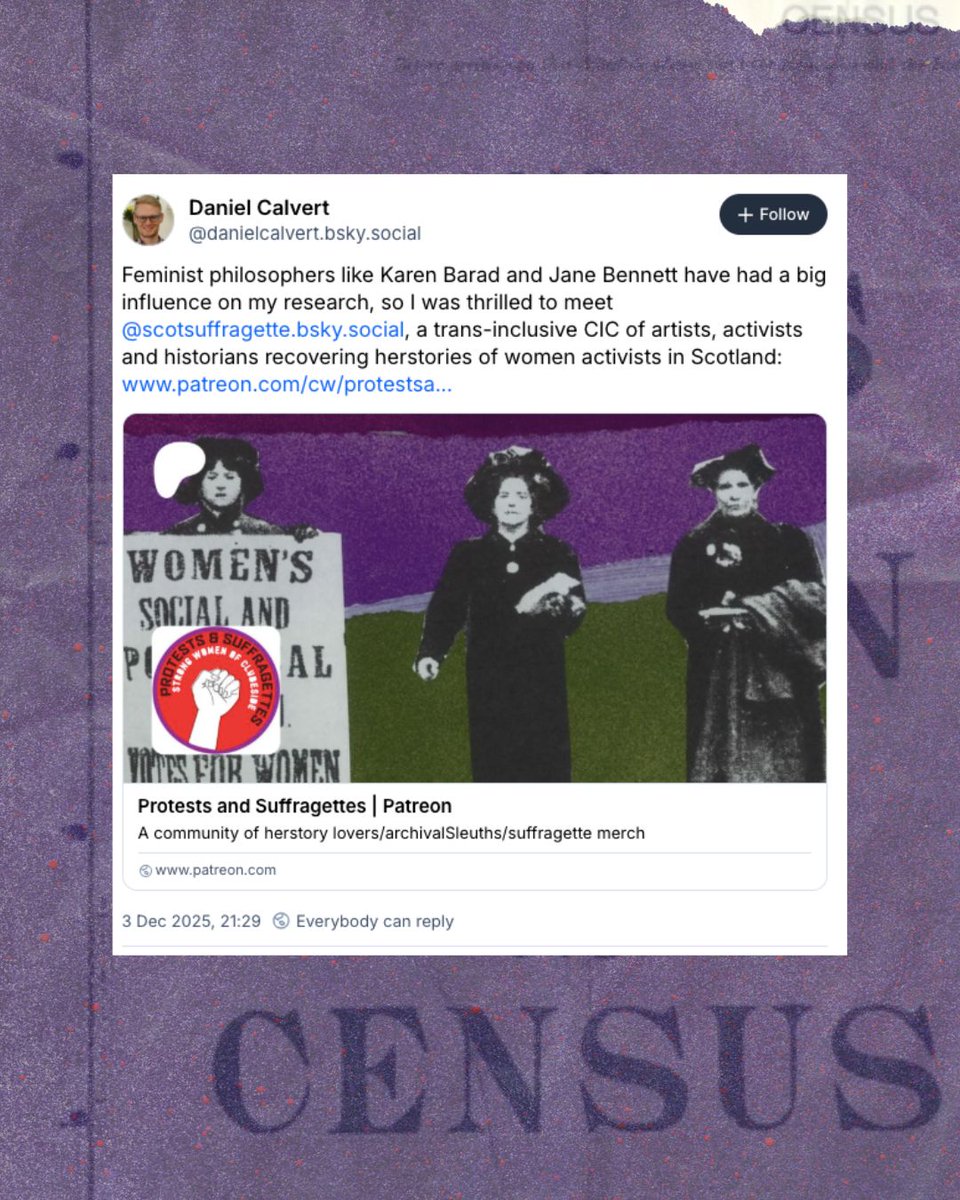 ScotSuffragette's tweet photo. 🗣💜We’re feelin’ the LOVE! 😍Check what people are saying about our PATREON!

We’ve had a great buzz of sign-ups but there’s still time to join the conversation… so what are you waiting for? 💜 You can Join Now for discounted rates 
#WomenLed #HerStory #Suffragettes https://t.co/xc76FYN4hJ