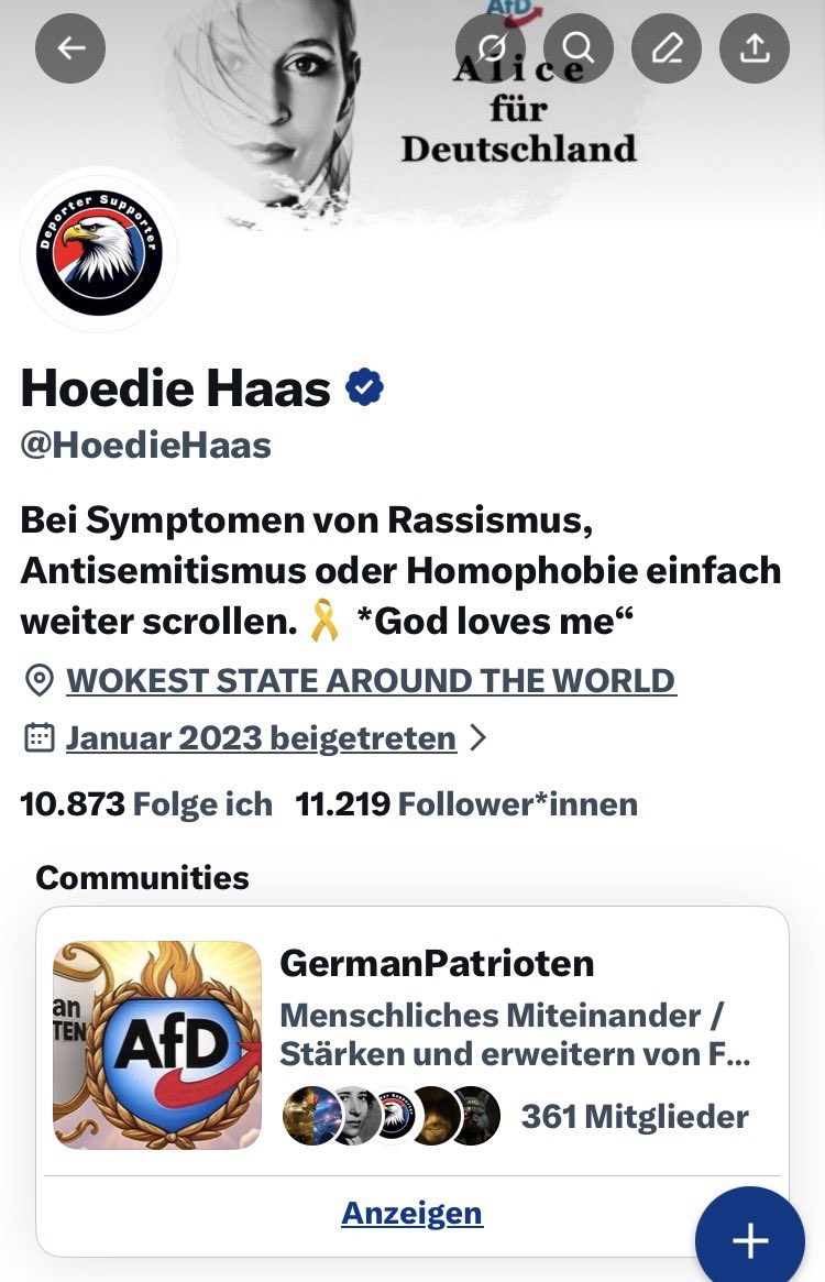 Liebe Mitglieder 
seid ihr vielleicht daran interessiert, unseren Anmelde-Button auch in eurem Profil anzuzeigen? Das kann jedes Mitglied gerne übernehmen, ihr zeigt damit nicht nur eure Mitgliedschaft in unsere Gemeinschaft, sondern macht es neuen Mitgliedern einfacher!
Schaut
