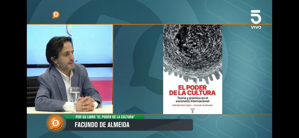 buscadorestv's tweet image. 📌Recibimos a Facundo De Almeida para la presentación de su libro “El poder de la cultura”.

“En el libro abordamos dos temas cercanos pero no iguales: la diplomacia cultural y la internacionalización de la cultura.” 
@facundodeal