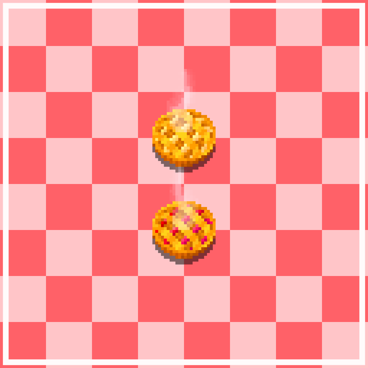 aniversegame's tweet photo. Sweet drops 🥧

#pixelart #gamedev https://t.co/q4o7ef3vLa
