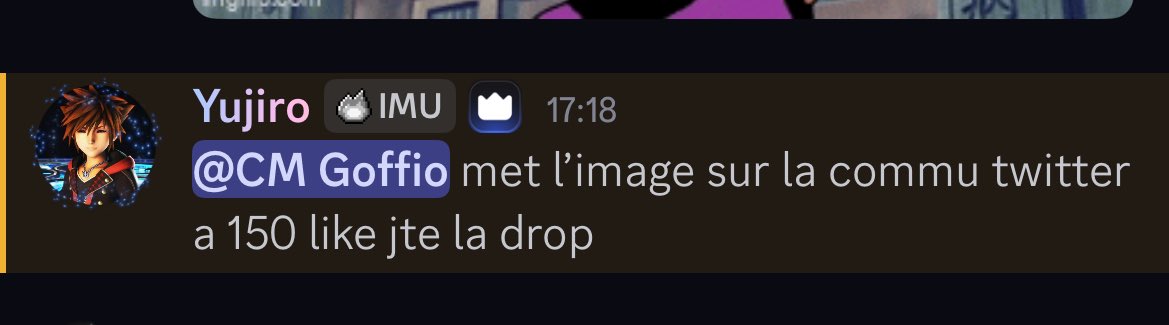 GoffioYes's tweet image. Les rois du monde, je compte sur vous svp 

150 likes et j’ai enfin la faux…