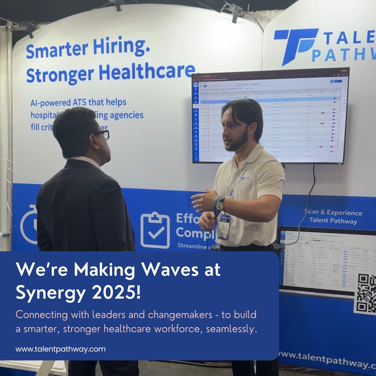 TalentPathwayUS's tweet image. 𝐖𝐞 𝐣𝐮𝐬𝐭 𝐤𝐢𝐜𝐤𝐞𝐝 𝐨𝐟𝐟 𝐃𝐚𝐲 𝐎𝐧𝐞 𝐚𝐭 𝐒𝐲𝐧𝐞𝐫𝐠𝐲 2025!
And Puerto Rico is here with big conversations, candid questions, and curious minds ready to explore the future of healthcare hiring — and we're loving every minute of it. 
See you on Day Two!