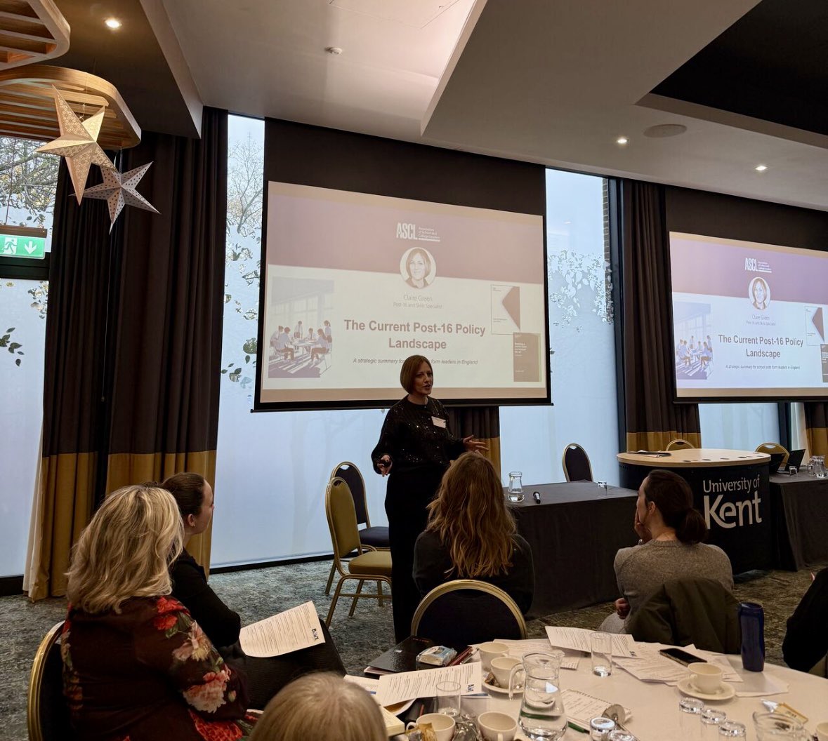 CJGreenPost16's tweet photo. Great to present at today’s trailblazing Kent #PathwaysForAll event! Fab to see schools, FE &amp; specialist FE leaders, employers &amp; LA united to ensure ambitious post-16 pathways, tackle NEET &amp; address skills gaps. Huge thanks for all insights shared - true collaboration in action! https://t.co/UagaLEzb3a