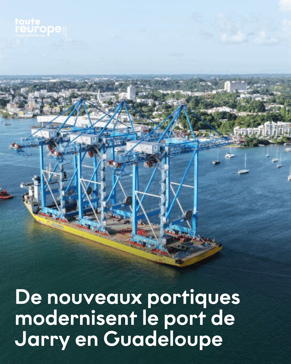 touteleurope's tweet image. De nouveaux portiques modernisent le port de Jarry en Guadeloupe
➡️ l.touteleurope.eu/QE3
