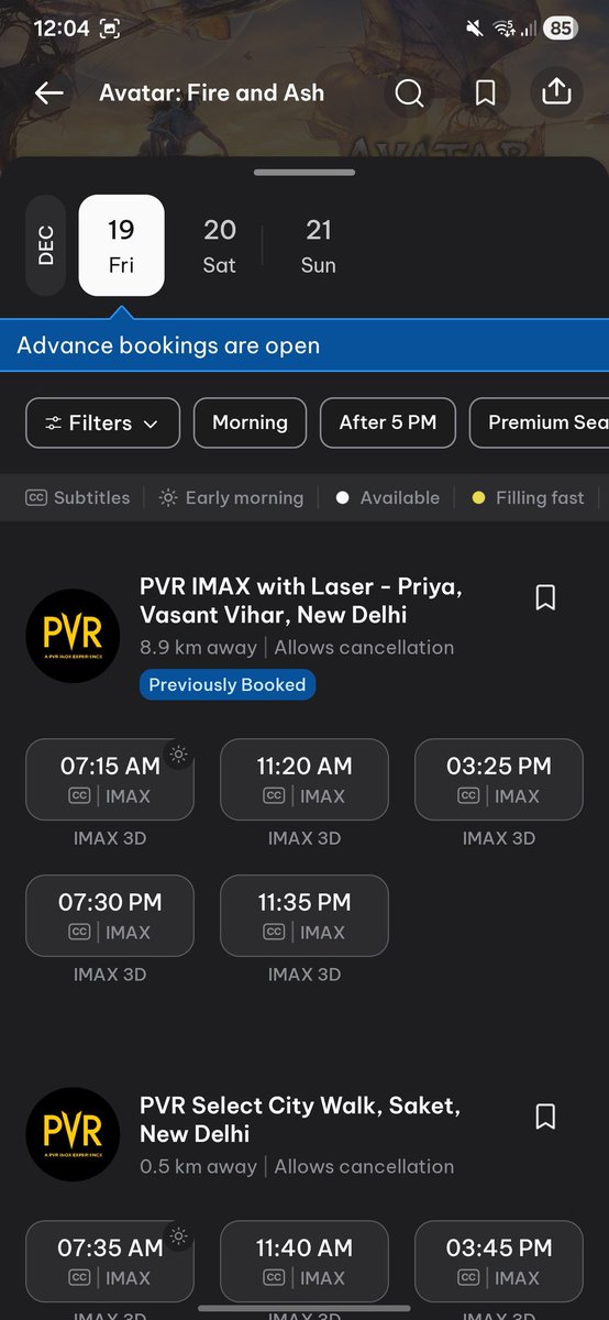 KartikAgar17's tweet image. @Speaks_Div 
Pvr Priya really uped their game, sabse phele khul di