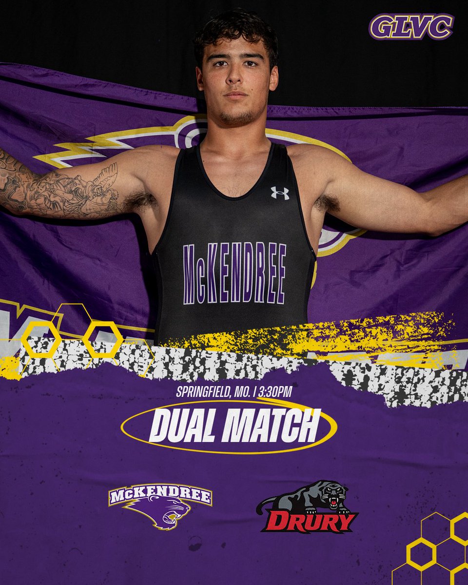 McKBearcats's tweet photo. ๐พ #GLVCwrestle DUAL with Men's @McKWrestling out in Missouri to take on the Panthers!
๐3:30PM
๐ Drury
๐Springfield, Missouri
๐บ ($) https://t.co/HY64guq73S
๐ https://t.co/8v2wG2FZN9
#BearcatsUnleashed #D2wrestle https://t.co/UVnXoE32uv