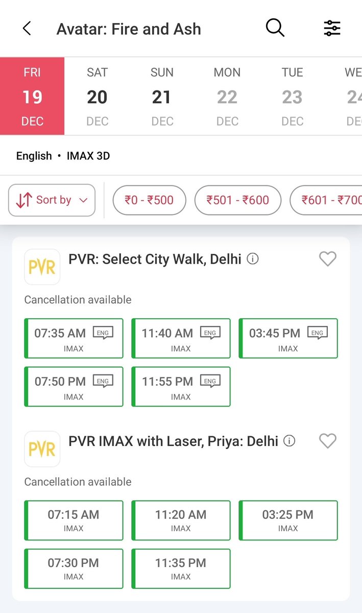 Speaks_Div's tweet image. &amp;amp; with this, #PVR has begun #IMAX3D bookings of #AvatarFireAndAsh across the country.

The biggest &amp;amp; best screens of DelhiNCR are open now, offering you HFR 3D.

Mumbai too with @IndiaCinepolis IMAX.