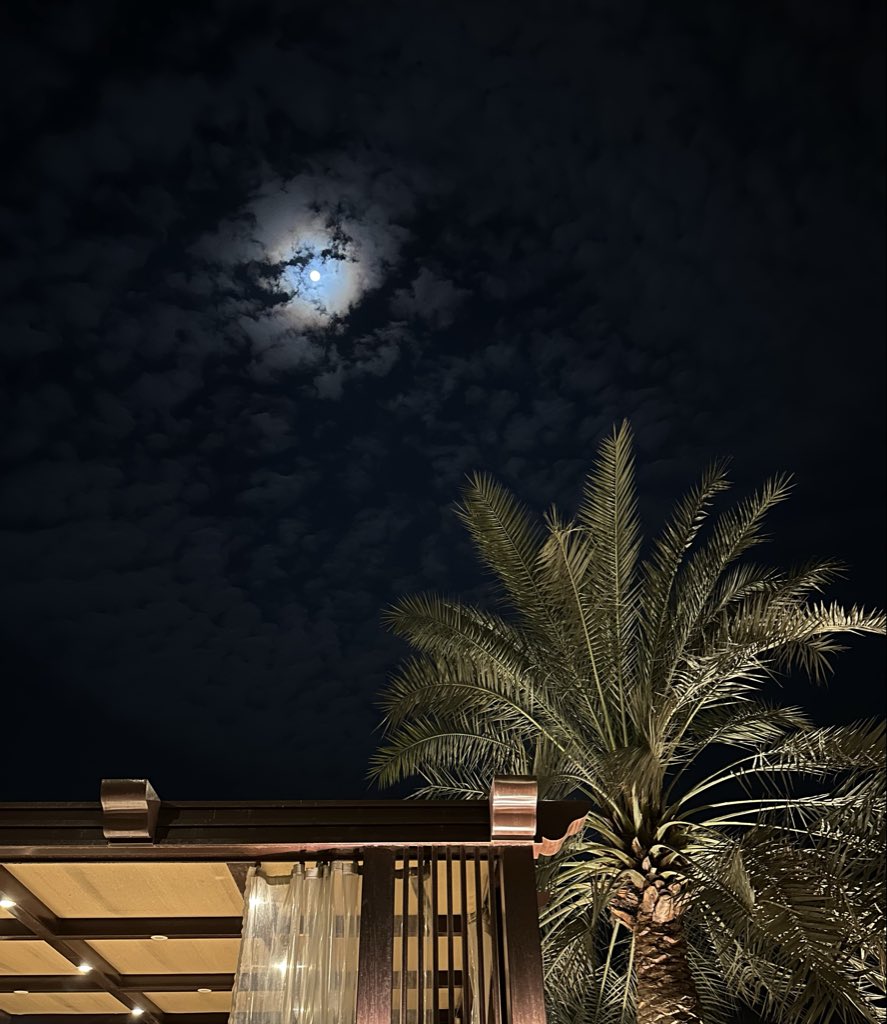 نور القمر مهما تغطيه السحاب
واضح مثل وجهٍ عن البال ما غاب ..🩶