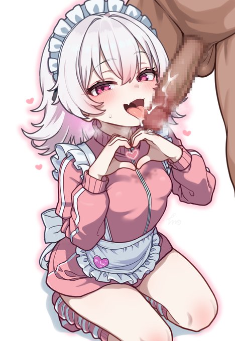 よそのこ ジャージメイドせーちゃんに、ご奉仕されたいお絵を描きました、。 