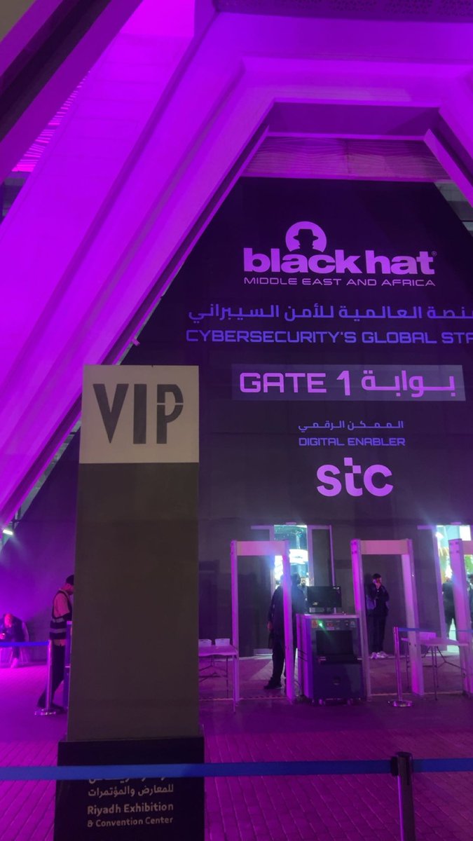 Rsd_q's tweet photo. تجربه رهيبه نلتقي السنه الجايه ان شاء الله 🙏

#بلاك_هات25 
#BlackHatMEA https://t.co/OxeEKfj5ft