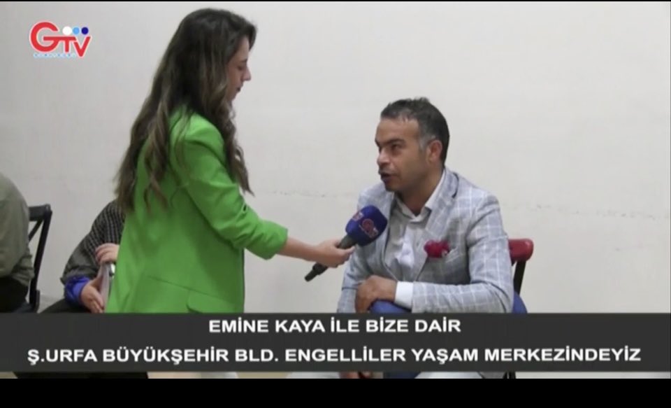 An itibari ile Emine Kaya ile bize dair programında Şanlıurfa Büyükşehir Belediyesi engelliler yaşam merkezindeki faaliyetler ele alınıyor. İyi seyirler <a href="/sanliurfabld/">Şanlıurfa Büyükşehir 🇹🇷</a>