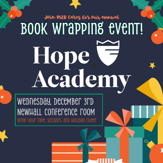 MossBarnett's tweet photo. Since 2019, @MossBarnett, through our M&amp;B Cares initiative, has purchased and gift-wrapped books for the Hope Academy Christmas Book Giveaway. This year, M&amp;B Cares purchased and gift-wrapped box sets of "The Chronicles of Narnia" for Hope Academy's seventh graders. https://t.co/MPs2Vk0UOj