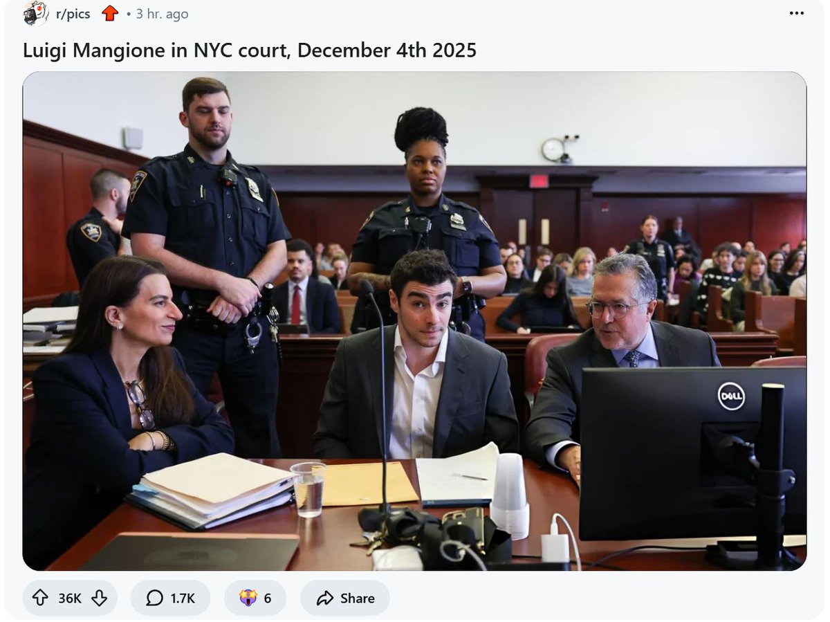 The Mangione obsession reminds me of an observation:

1. Men care about looks much more than women. 
2. Women who do care about looks will impart moral worthiness to the handsome guy in a way that men don't do for attractive women.