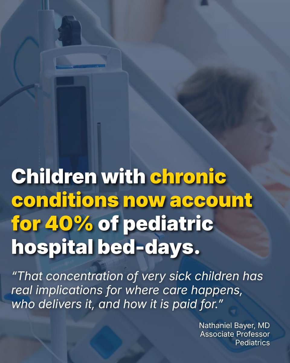 New research in <a href="/JAMANetworkOpen/">JAMA Network Open</a> shows care for medically complex kids is rising sharply.

They now account for 40% of pediatric bed days and most hospital charges as community units close. The system must adapt.

🔗 urmc.rochester.edu/news/story/ris…

#URochesterResearch