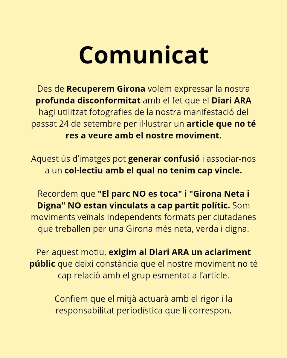 Girona Neta i Digna (@gironanetadigna) on Twitter photo 