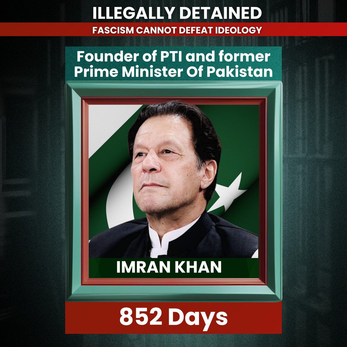 PTIofficial's tweet photo. 🧵Part 1/n

“عاصم منیر ایک ذہنی مریض ہے جس کی اخلاقی پستی کی وجہ سے پاکستان میں آئین اور قانون مکمل طور پر ختم ہو چکے ہیں اور کسی بھی پاکستانی کے بنیادی انسانی حقوق اب محفوظ نہیں۔”
- پاکستان کے کپتان، حقیقی وزیراعظم عمران خان

#FreeImranKhan 
#FreePoliticalPrisoners https://t.co/y0dwBVg8Ht