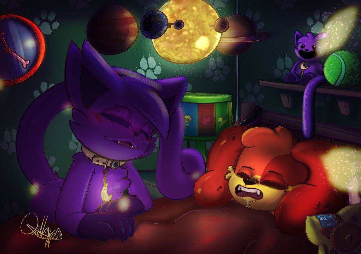 Catnaps secret lullaby c:
Hush now, lit-tle one,
 the moon is ris-ing high,
Soft beams fall on you,
 like whis-pers in the sky.

Driiiift now, driiiift now,
 on sil-ver moon-lit streams,
Close your eyes, my friend,
 and sail into your dreams.
#catnap #dogday #SmilingCritters