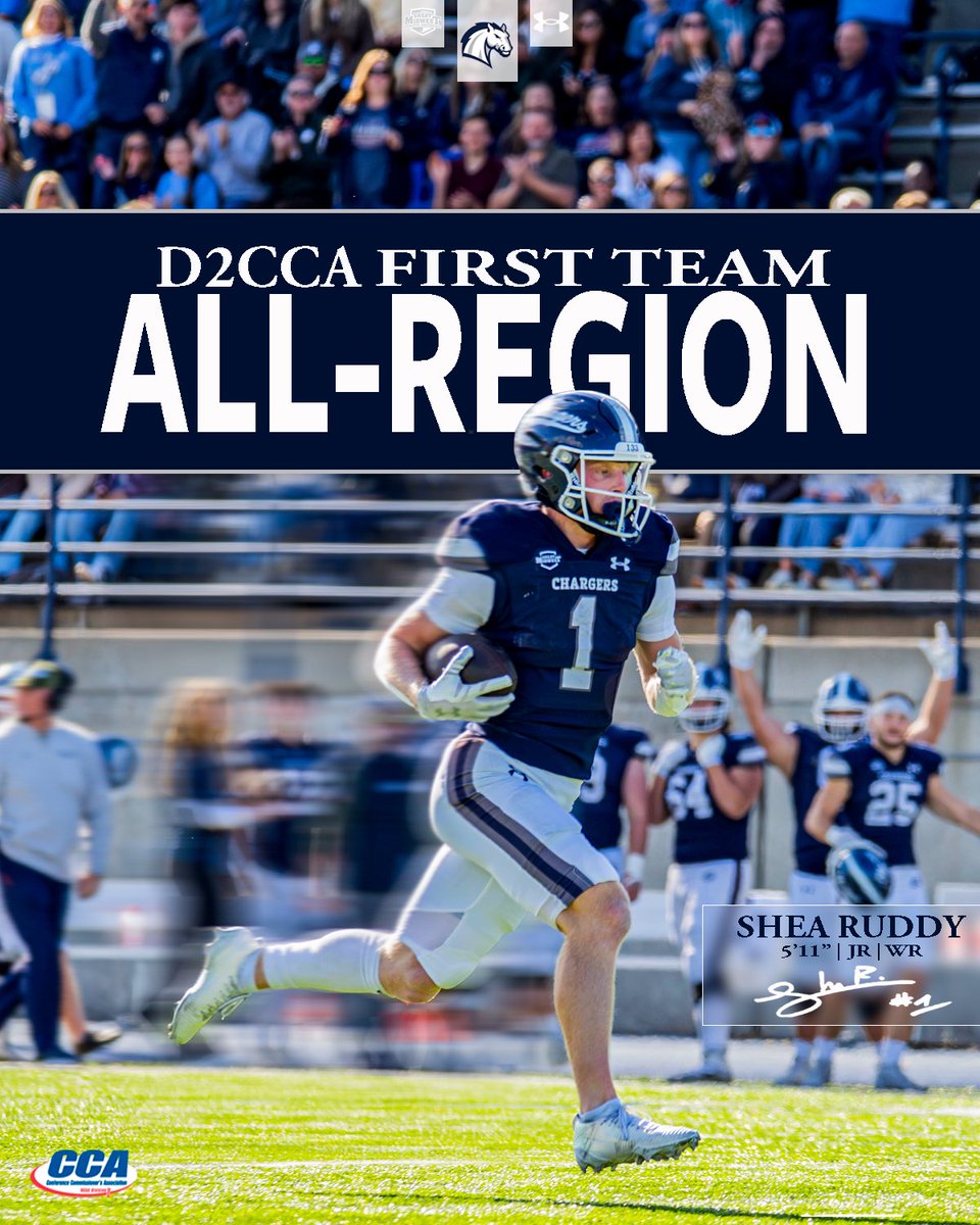 All-Region❕

Shea Ruddy was named the top return specialist in Super Region 3 with first team All-Super Region recognition from the Division II Conference Commissioners Association (D2CCA)

#TheDale

🔗: hillsdalechargers.com/news/2025/12/4…