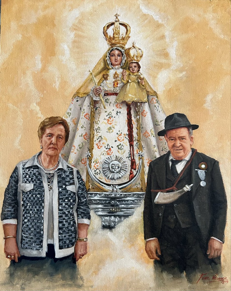 Estamos a 3 días de tu coronación, y en esa corona va toda la gente de mi pueblo que ya no está, pero se pasaron toda la vida queriéndote.