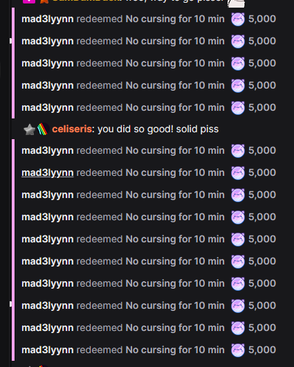 I'm getting the feeling I'm not gonna be able to curse next stream . . . .