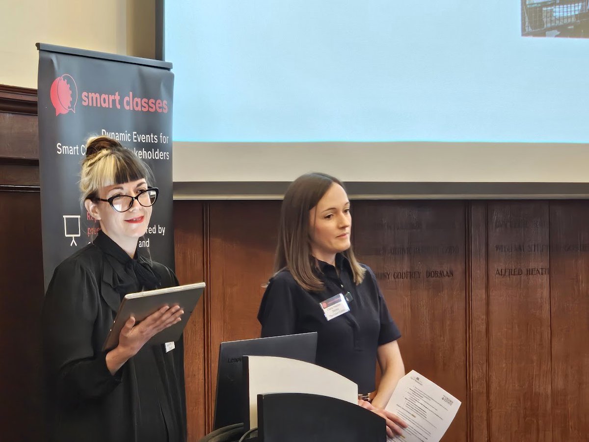SmartClassesUK's tweet image. Huge thanks to everyone who joined us in London today for PUBLIC REALM &amp;amp; URBAN SPACES Smart Class 2025 and a special shout-out to our inspirational keynotes and innovation sponsors @TheCrownEstate @CityWestminster @CPCatapult @innovateuk @ProjectCentreUK @TfL @WalkWheelCycleT