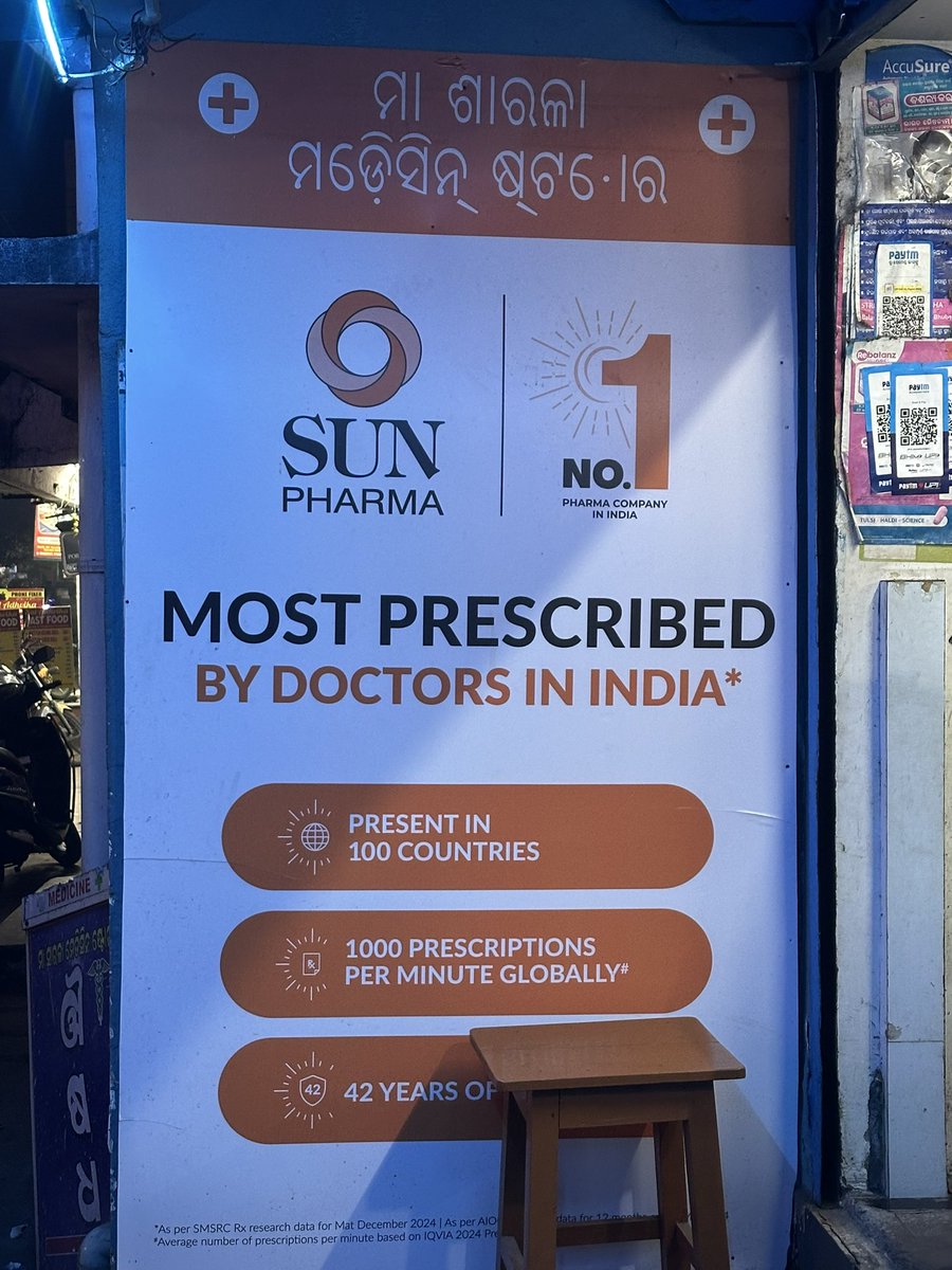 sujitkumar1975's tweet photo. @SunPharma_Live please look at the name of the store, the spelling is completely wrong. It has happened in 90% of the stores. It happens when you give the assignment to stupid vendors. https://t.co/tPtG0xUT4m