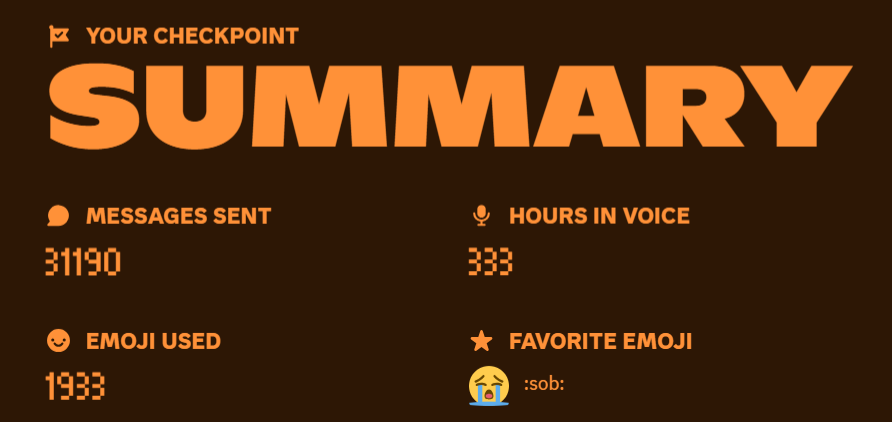 discord wrapped flex