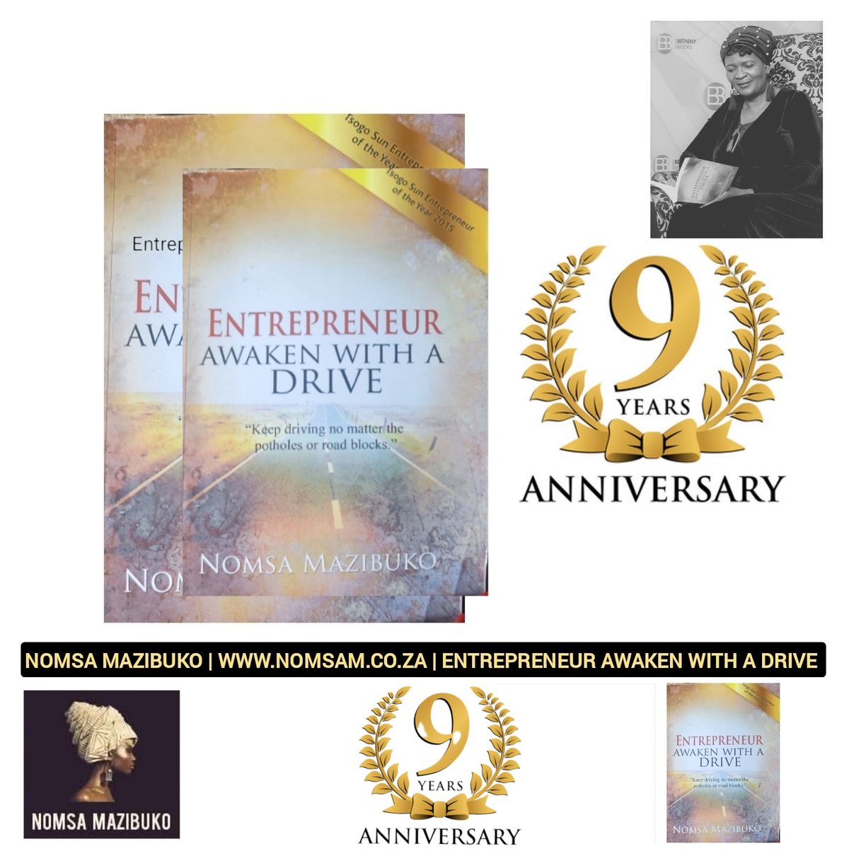 9 years anniversary 🧨🎈of the book ENTREPRENEUR AWAKEN WITH A DRIVE