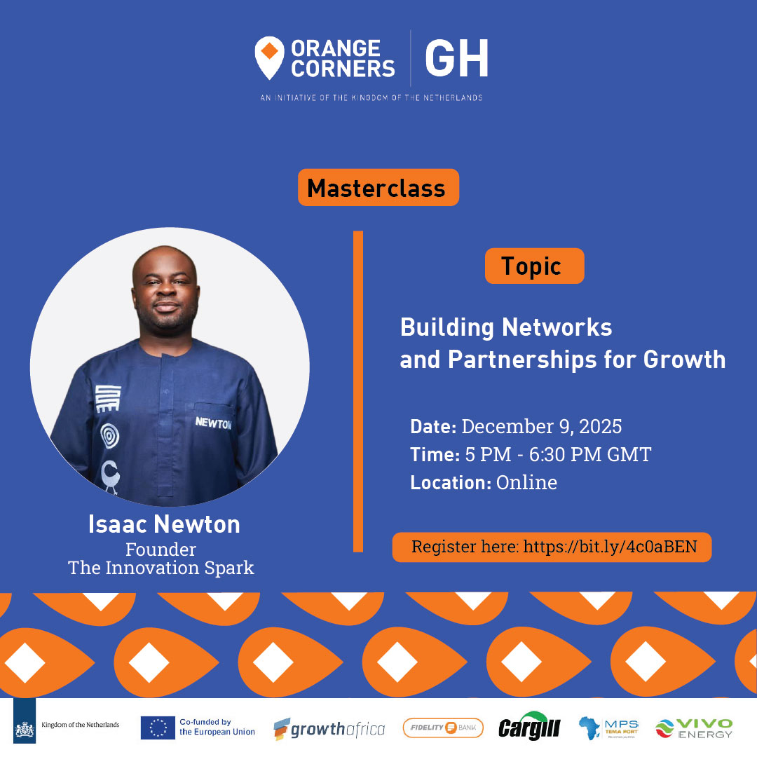THE POWER OF CONNECTION
Growth doesn’t happen alone. The right networks and partners open doors strategy alone can’t.

Join our Masterclass on “Building Networks &amp; Partnerships for Growth” with Isaac Newton, Founder of The Innovation Spark.

Register here bit.ly/4c0aBEN