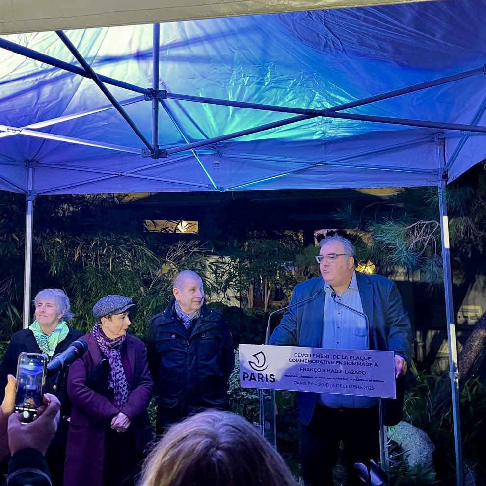 Aujourd’hui, le 19ᵉ rend hommage à François Hadji-Lazaro.

Musicien libre, créateur infatigable, âme du groupe Pigalle et des Garçons Bouchers, il a façonné un morceau du paysage musical français depuis la rue du Plateau.

Un héritage précieux.