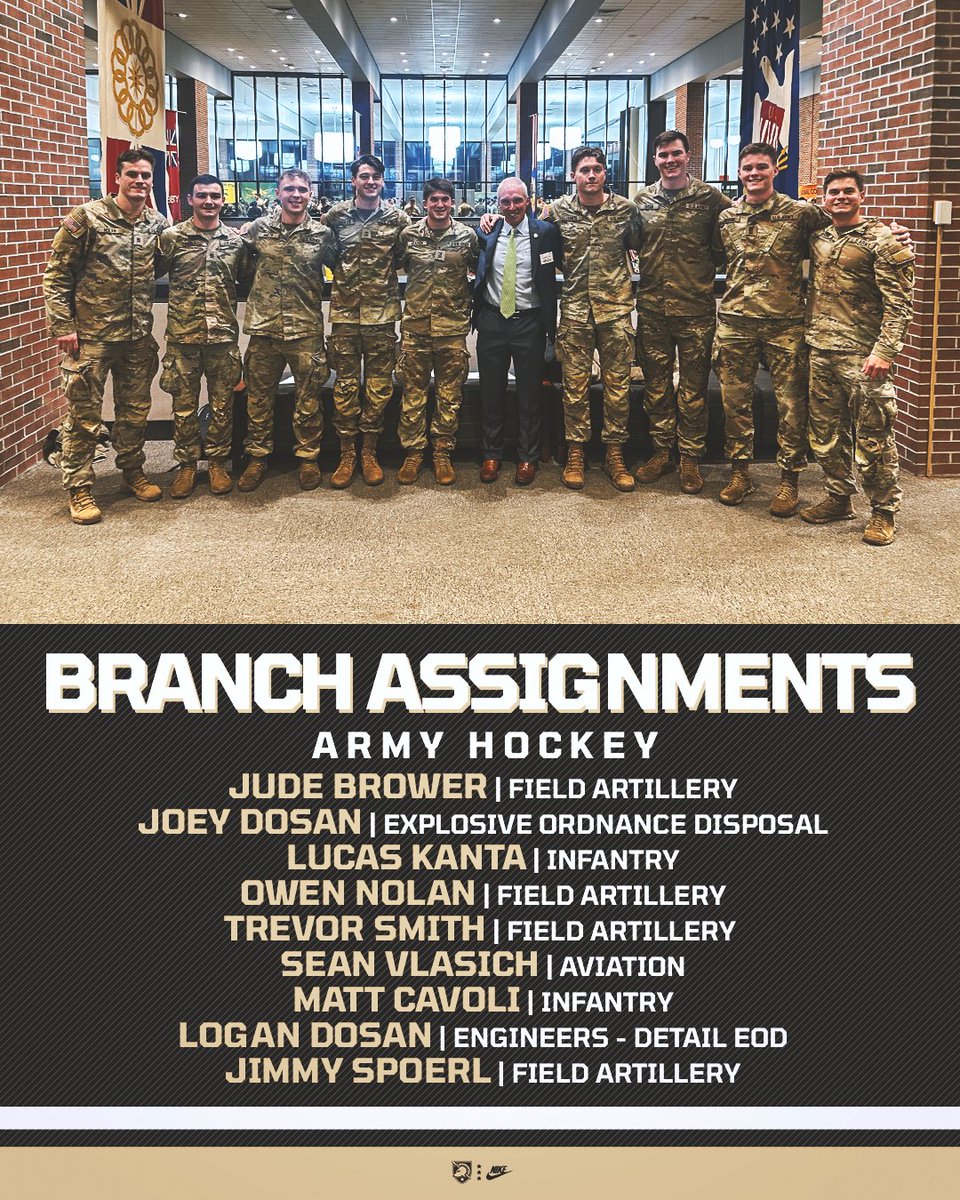 Congratulations to our Class of 2026 firsties who received their branch assignments last night!

We are so proud of all of you!

#GoArmy
