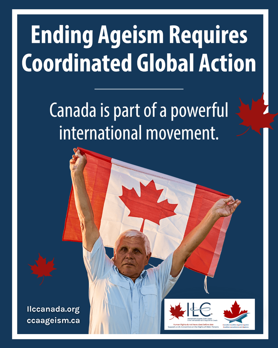 ILCCanada's tweet photo. International collaboration is essential to ending ageism.
UN partners, WHO, IFA, ILCC &amp; CCAA are aligning evidence, advocacy, and lived experience to advance global rights for older persons — including pushing forward the @UN #ConventionOnRightsOfOlderPersons.

 @GAROP_Sec https://t.co/djbNoF5fvI
