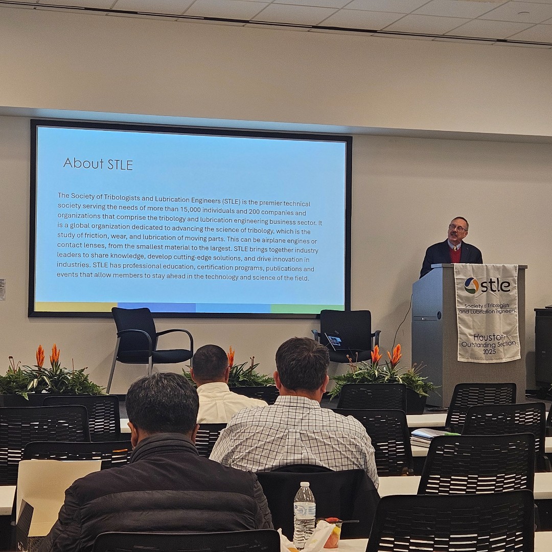 STLE_Tribology's tweet image. #STLE Executive Director Rebecca Lintow and STLE President Kevin Delaney traveled to Houston this week to visit the STLE Houston Section, Shell, and Chevron Phillips. They also had the opportunity to sit in on the STLE Houston Section’s 2025 Lube School.

#STLEConnect