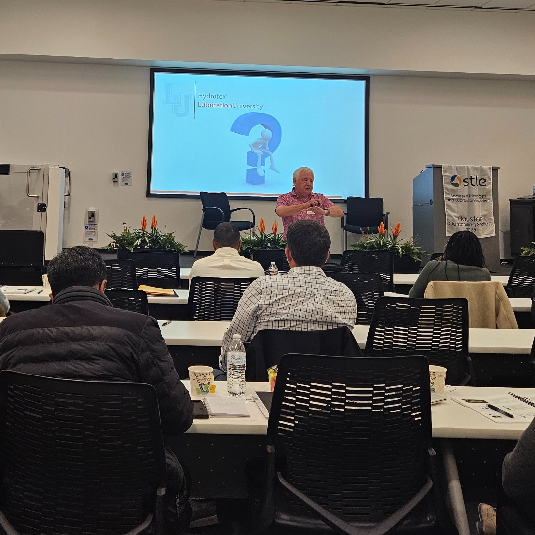 STLE_Tribology's tweet image. #STLE Executive Director Rebecca Lintow and STLE President Kevin Delaney traveled to Houston this week to visit the STLE Houston Section, Shell, and Chevron Phillips. They also had the opportunity to sit in on the STLE Houston Section’s 2025 Lube School.

#STLEConnect