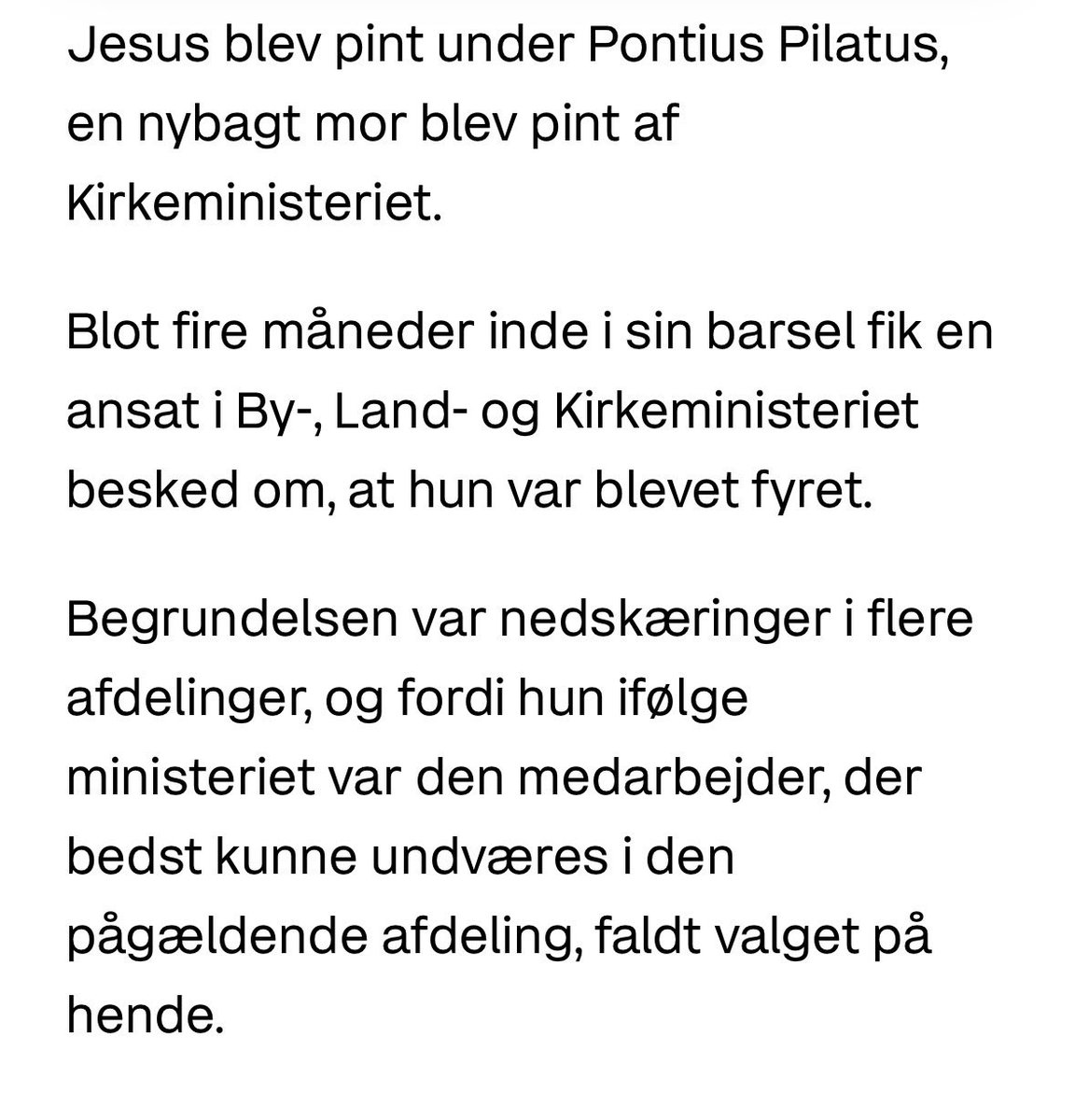 10 point for den indledning. 
 ❤️  Ekstra Bladet ❤️