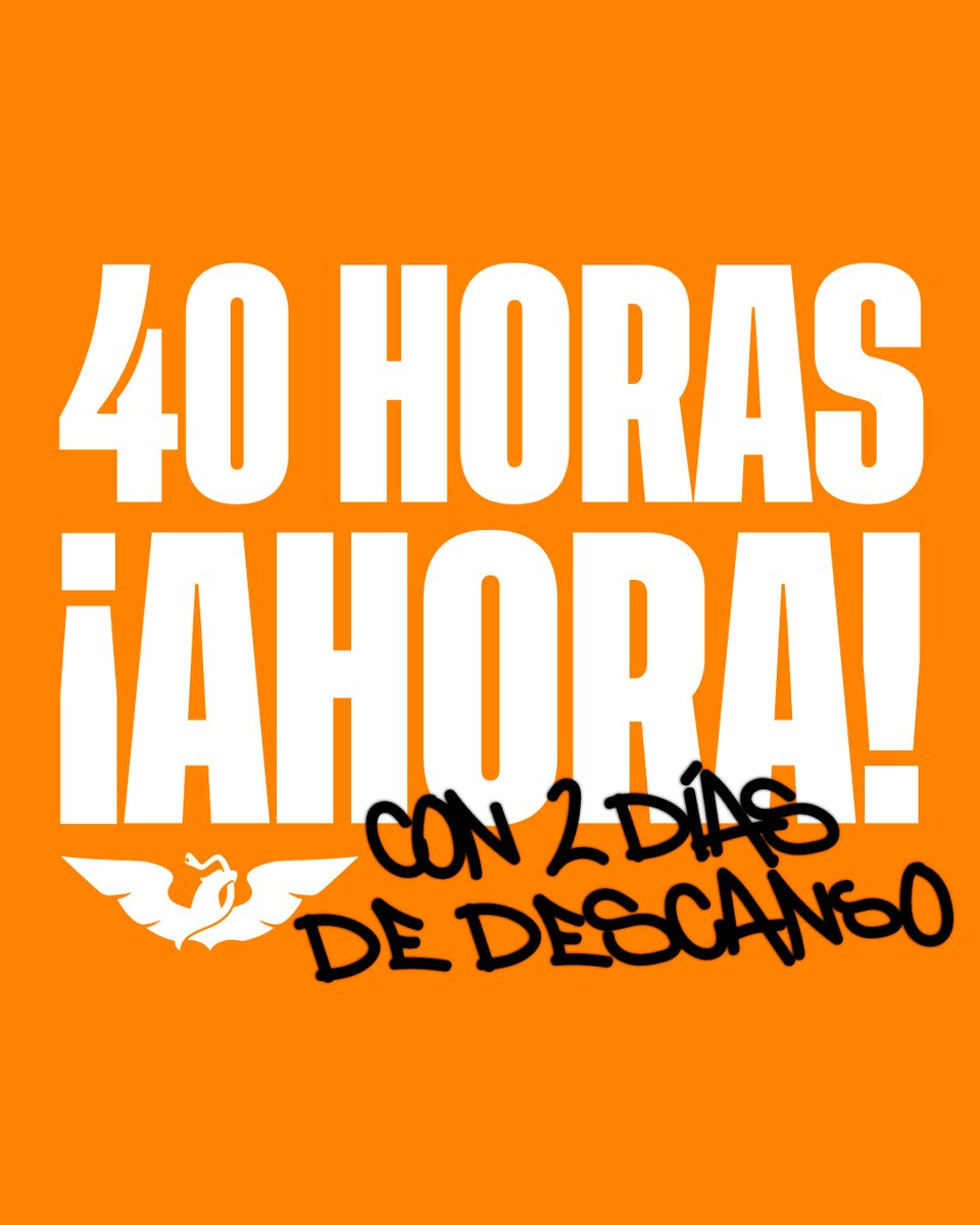 Ayer la Presidenta anunció la reducción de la jornada laboral. Lo que no dijo es que para lograrlo van a reducir solo 1 hora y media al día. ¿Qué tanto puede hacer o descansar la gente con eso?

En Movimiento Ciudadano proponemos 40 horas a la semana con 2 días de descanso.