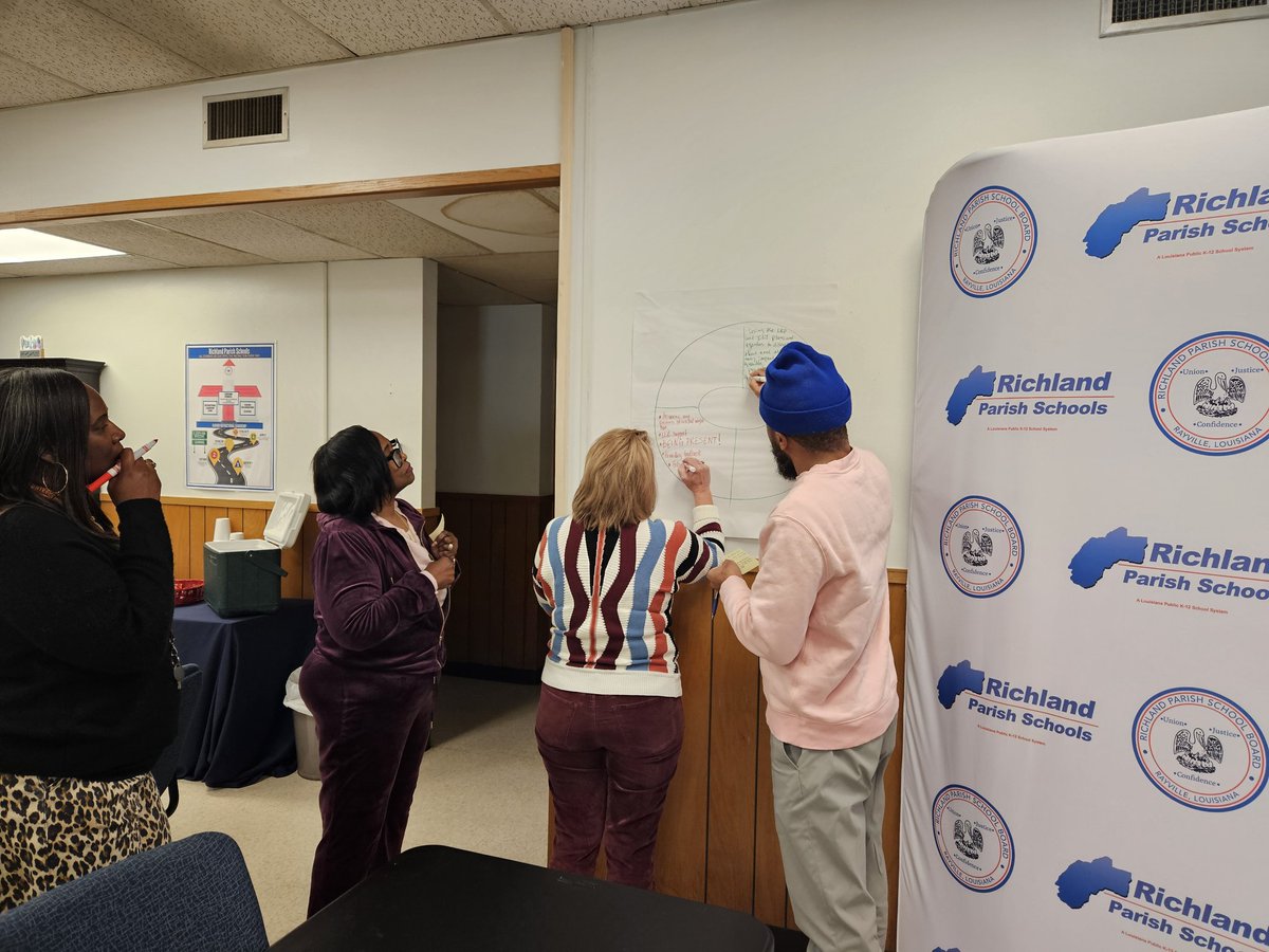 TheresaHamiton's tweet photo. .@NIETteach had a great day with district leaders in Richland Parish as build a shared language and understanding of Instructional Coherence through the use of an instructional framework.
#LeadersGoFirst
#TheNIETway https://t.co/9e9GhZmG9I