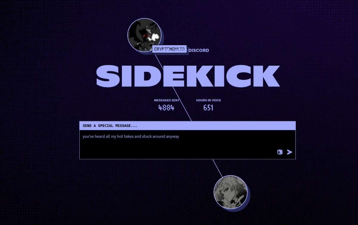 My squad @KutseBets @CryptoMonki3 @s_Lot_a Juntos desde todos los servers
Sobretodo mi pana el Monki3 demasiadas horas juntos🫡