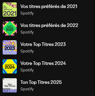 FakecelOriginel's tweet photo. Je viens de remarquer que Spotify est honteusement passé au tutoiement pour leur playlist Wrapped cette année #bleak https://t.co/aNUQ9l8N6i