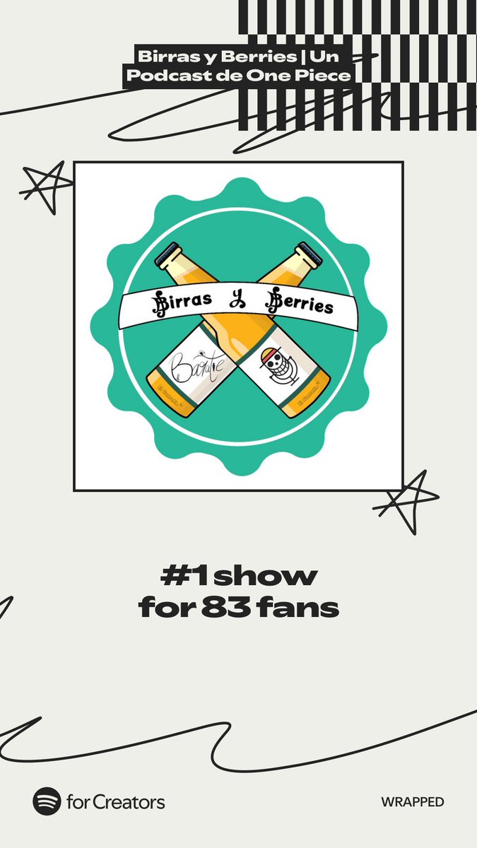 birrasyberries's tweet photo. Nakamas! MUCHISIMAS GRACIAS por vuestro apoyo durante este año en Spotify!  Estamos alucinando con el crecimiento que estamos teniendo, de verdad muchas gracias de corazón!  ❤️
Por un 2026 aún mejor! 💪

PD: a los que nos escuchais en otros sitios os queremos mucho también! 🫶🏻 https://t.co/5pY7CVpIEL