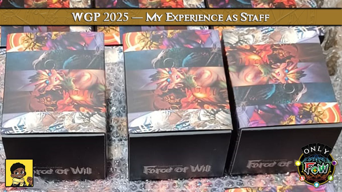 ¡Nuevo artículo de #FowTcg! ¡Hoy os cuento mi experiencia del WGP y todo lo que me he traido conmigo este año! 
Este artículo no es exclusivo para patreons.  
Solo en: patreon.com/OnlyFowTcg
Join the Patreon!  

patreon.com/posts/wgp-2025…