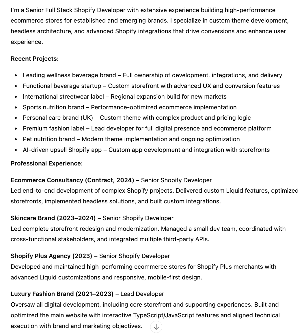 kalenjordan's tweet image. I’ve got a slightly weird hiring experiment for you. 👀

I stumbled across this dev on Twitter the other day. He was cracking jokes, made me laugh, and then straight up told me he’s looking for work right now. He has like… three followers, so there’s a 99% chance you’ve never…