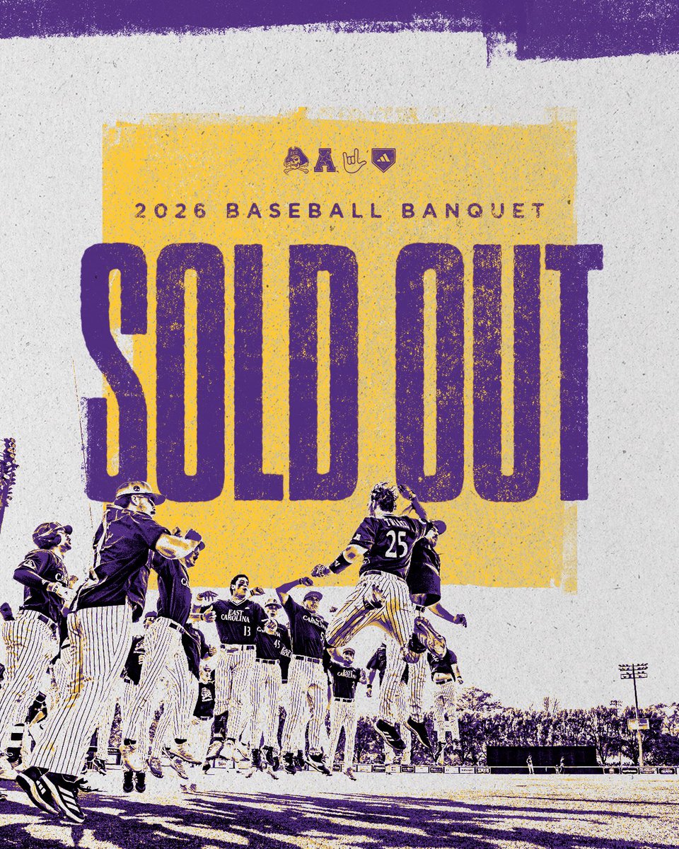 The 2026 Baseball Banquet is officially SOLD OUT🏴‍☠️🤟

Can’t wait to see everyone on January 24th! #PIRATES