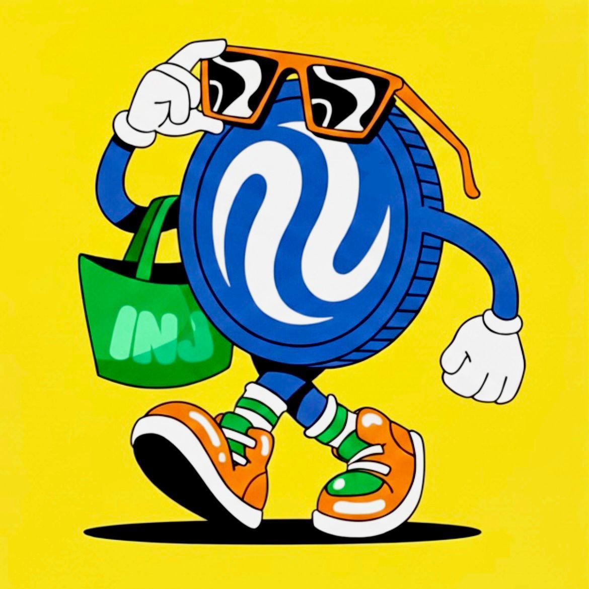 Day 34 Dropping arts of <a href="/injective/">Injective 🥷</a> 

Title: Injective in Shades

$INJ