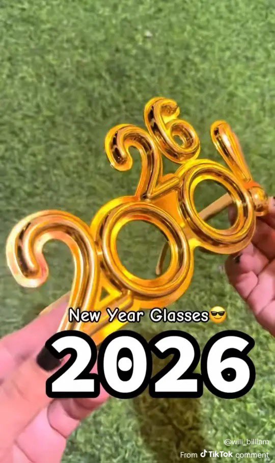 2026 New Years glasses just dropped and it is worse than ever