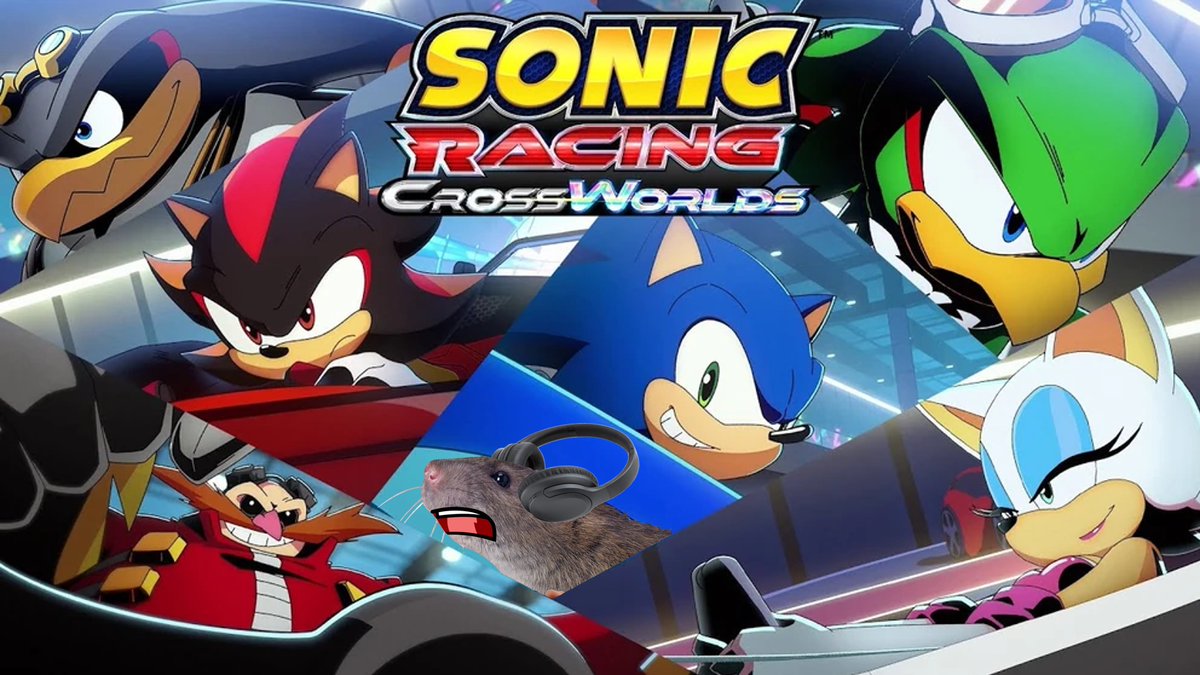 DeckardPauseman's tweet photo. No YT side today due to tech limitations but I am LIVE right now with Sonic Cross Worlds!  Come stop in and say hi!  🟣 https://t.co/Irnf9HGajT https://t.co/eJZnJSQUmI