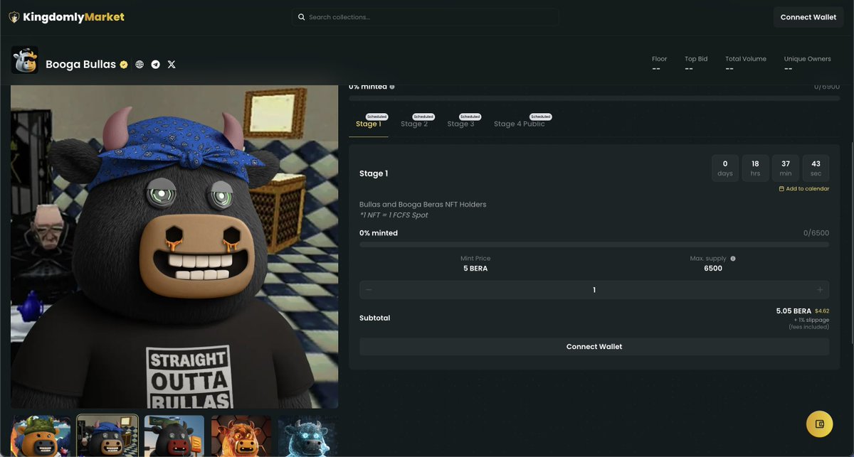 Booga Bullas checker and mint page is live 

Max Mooooooooint