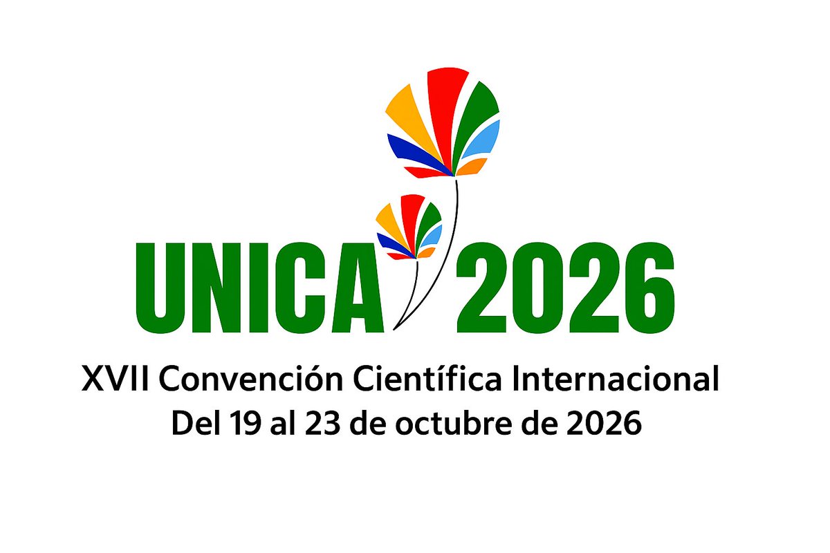 📢📢📢 Realiza  <a href="/UNICACu/">Universidad de Ciego de Ávila</a> el PRIMER LLAMADO a  la XXVII Convención Científica Internacional "UNICA2026" 💚
👉 Visitar Postgrado en unica.cu 
#CiegodeAvila
<a href="/FctGallardo/">@gallardo-UNICA</a> 
<a href="/CubaMES/">MES</a>