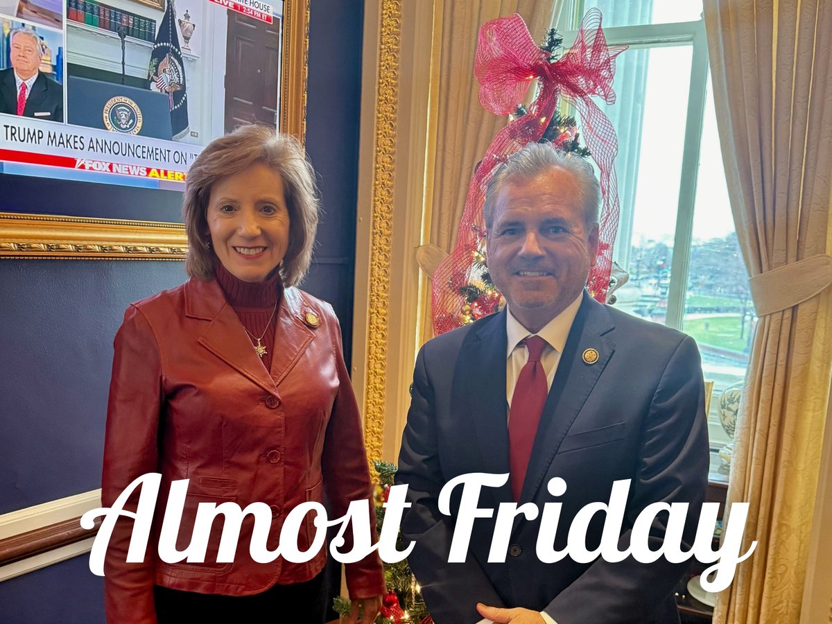 RepMarkAlford's tweet image. It’s #AlmostFriday with my predecessor Vicky Hartzler! 

She joins this week’s Capitol Recap: we’re exposing the rising wave of religious persecution worldwide…you won’t want to miss it. Tune in Saturday. ‼️