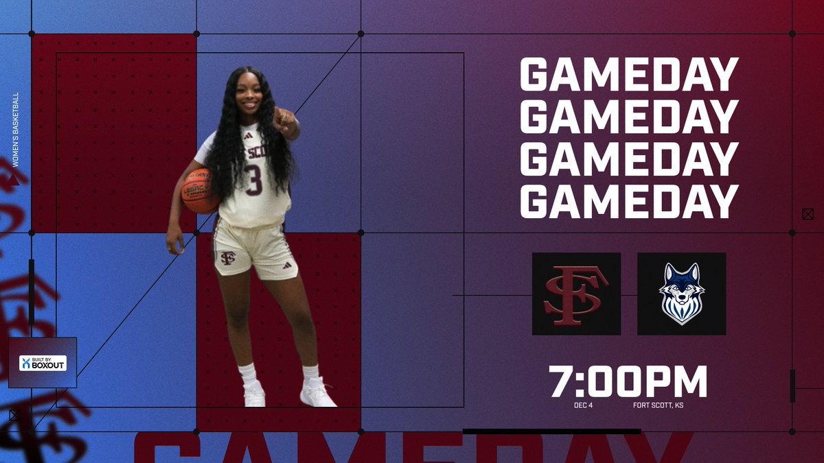 WOMEN'S BB GAMEDAY!

📍Fort Scott, Ks
🏟️ Tiger Dome (FSHS Gymnasium)
🕖 7:00pm
🔴 Please park and enter through the East doors of the school! (1005 S Main St)